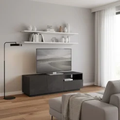Madia porta TV Annabel 2A/1C/1V Slate