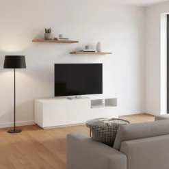 Madia porta TV Annabel 2A/1C/1V White