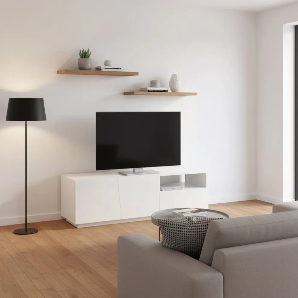 Madia porta TV Annabel 2A/1C/1V White