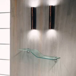 Mensola in vetro curvato Boa