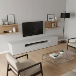 Mobile porta TV Bandol White