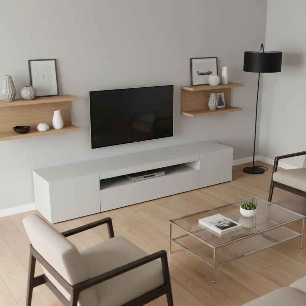 Mobile porta TV Bandol White