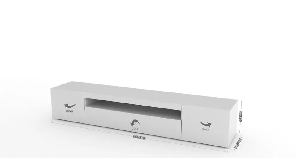 Mobile porta TV Bandol White