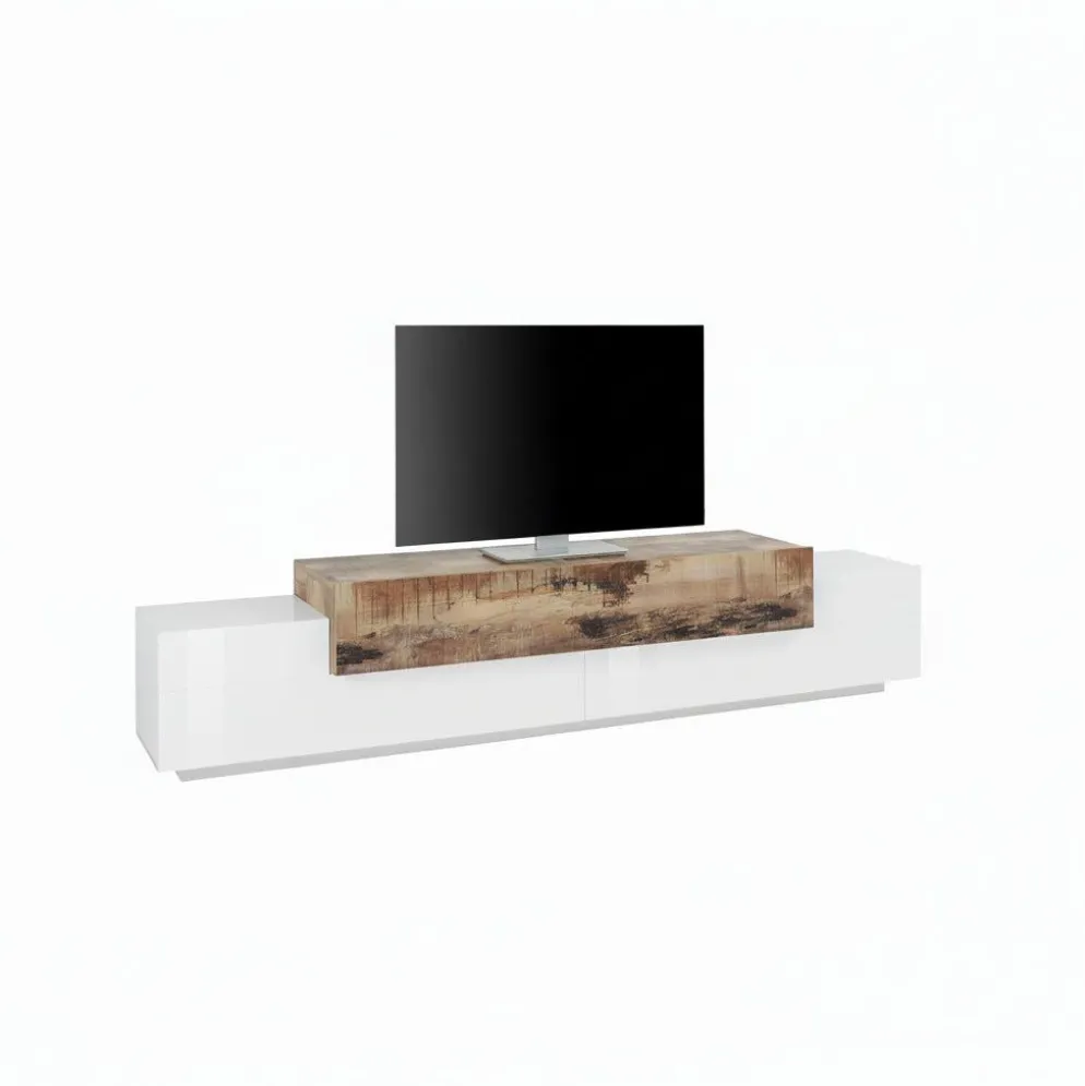 Mobile porta TV 240 cm Krisen Maple