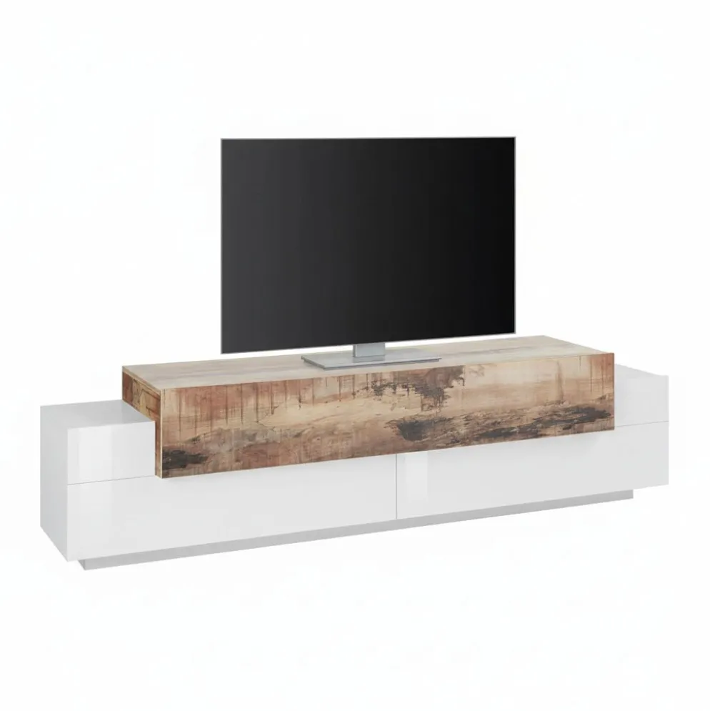 Mobile porta TV 200 cm Krisen Maple