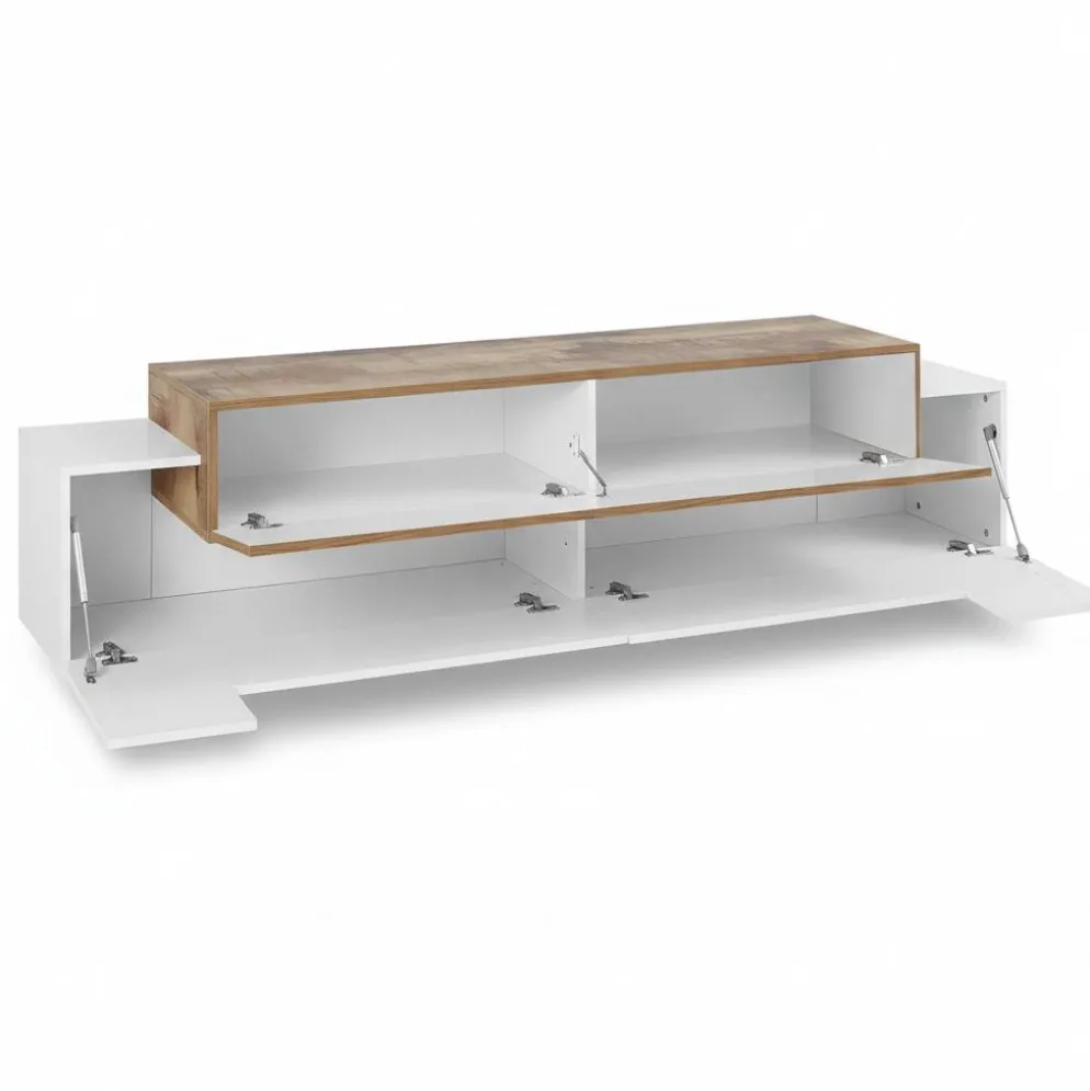 Mobile porta TV 200 cm Krisen Maple