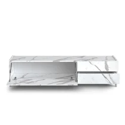 Mobile porta TV Melbourne Marble