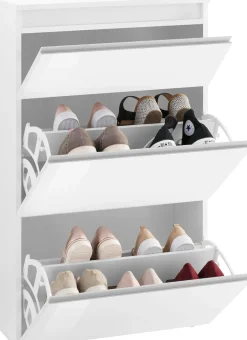 Mobile scarpiera per ingresso Neville White