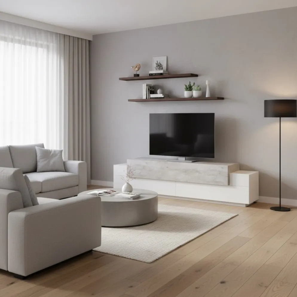 Mobile TV 200 cm Krisen Cement