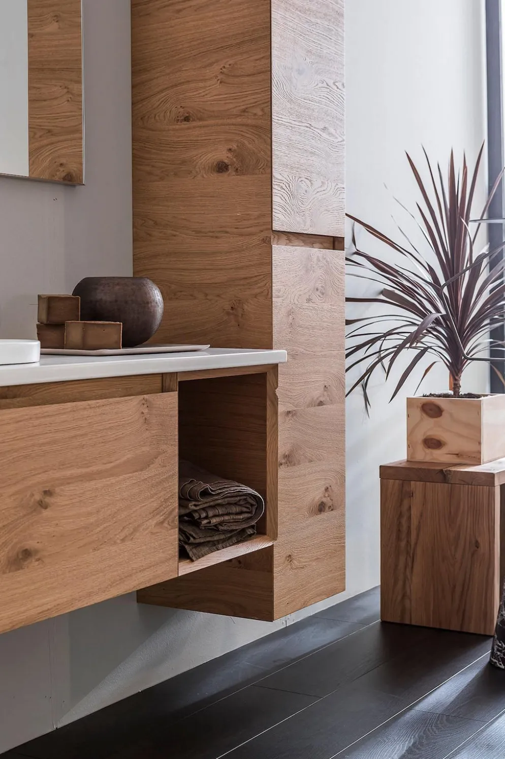 Mobili bagno in legno City 4 di Loetrà