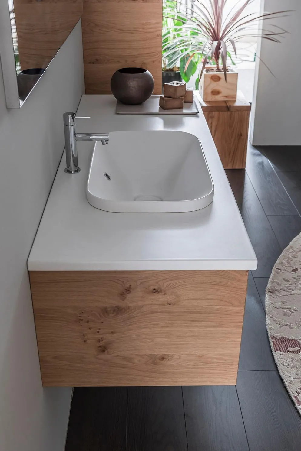 Mobili bagno in legno City 4 di Loetrà