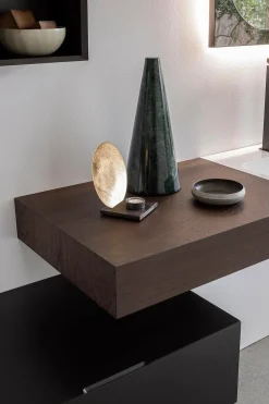 Mobili bagno in legno Qubo 2 di Loetrà