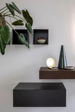 Mobili bagno in legno Qubo 2 di Loetrà