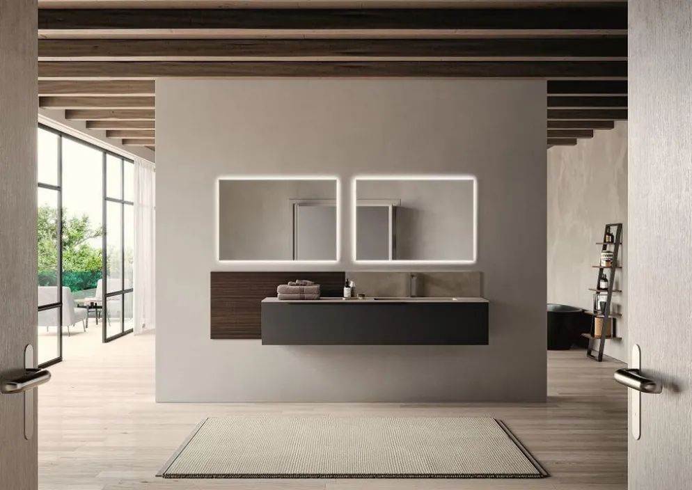 Mobili bagno in legno Style 4 di Loetrà