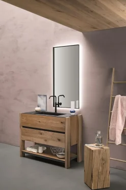 Mobili bagno in rovere Old Wood 5 di Loetrà