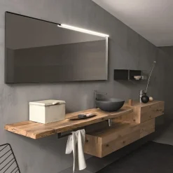 Mobili bagno in rovere Old Wood 3 di Loetrà