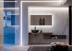 Mobili bagno in rovere Qubo 3 di Loetrà