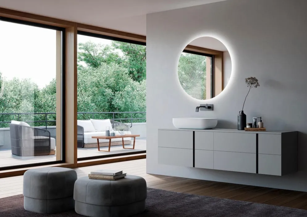 Mobili bagno moderni Esigo 1 di Loetrà