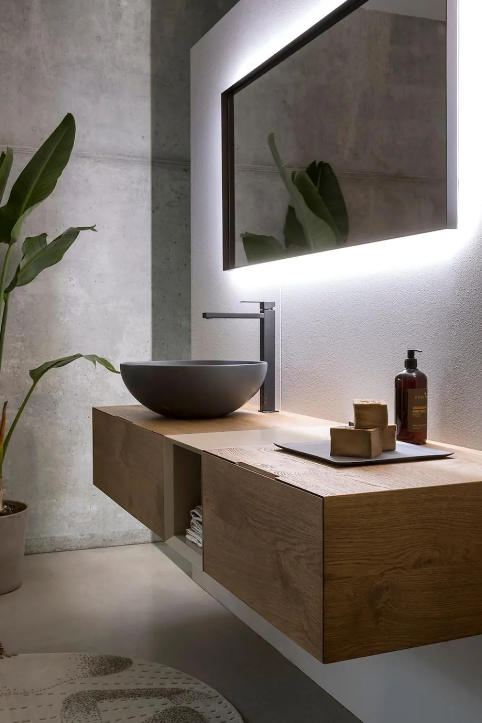 Mobili bagno moderni Qubo 4 di Loetrà