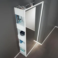 Mobili per ingresso con specchio ad anta Rettangolo Vanity