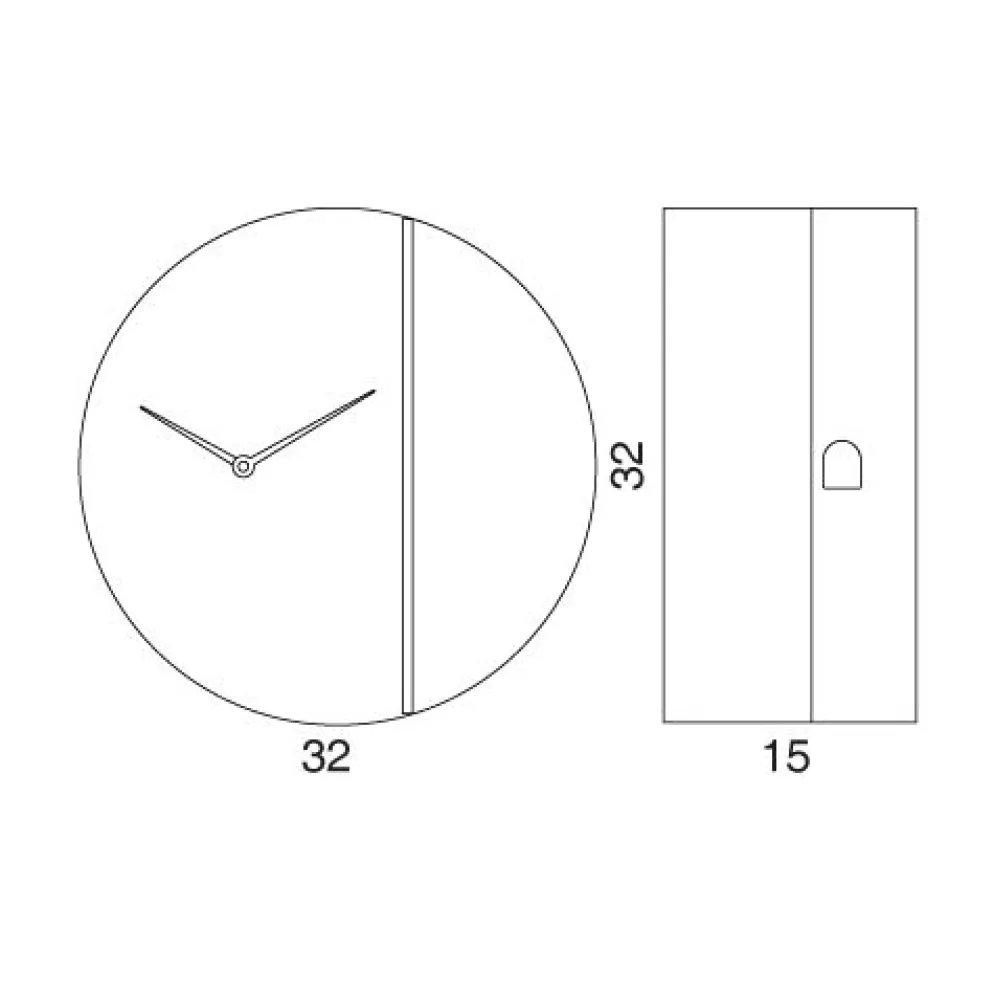 Orologio a cucù da parete moderno Peek-a-koo