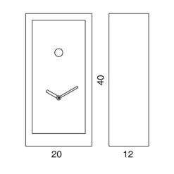 Orologio a cucù moderno Fort Knox