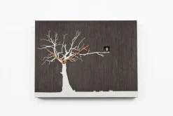 Orologio a cucu design in legno con sensore di luce Cucuruku