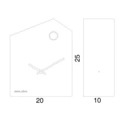 Orologio cucu Cucu_chic design moderno in legno