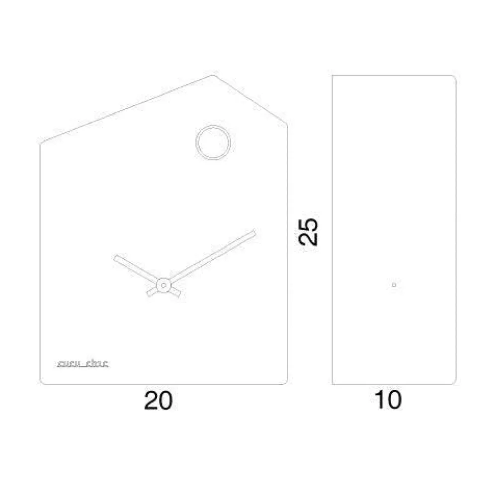 Orologio cucu Cucu_chic design moderno in legno