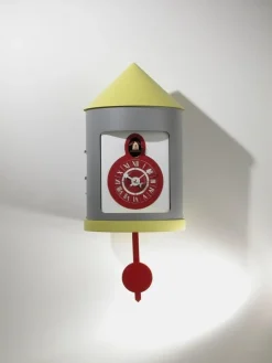 Orologio cucu in legno e alluminio Silos