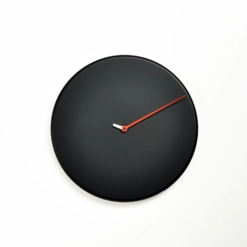 Orologio da muro Less design rotondo in legno