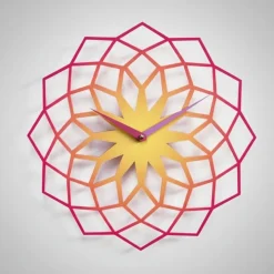 Orologio da muro Skallop in metallo verniciato