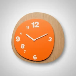 Orologio da muro Woodie in legno naturale 38 x 38 cm