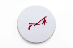Orologio da parete in legno bianco Time2play