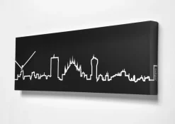 Orologio da parete Skyline Milano New York Parigi