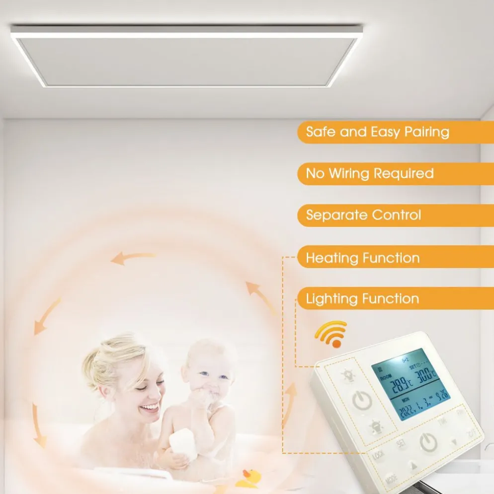 Pannello radiante ad infrarossi da soffitto Crystal Cielo Smart