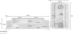 Parete attrezzata Krisen Living WR