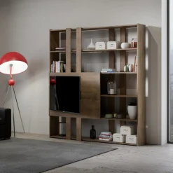 Parete attrezzata libreria Inedditah H