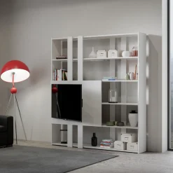 Parete attrezzata libreria Inedditah H