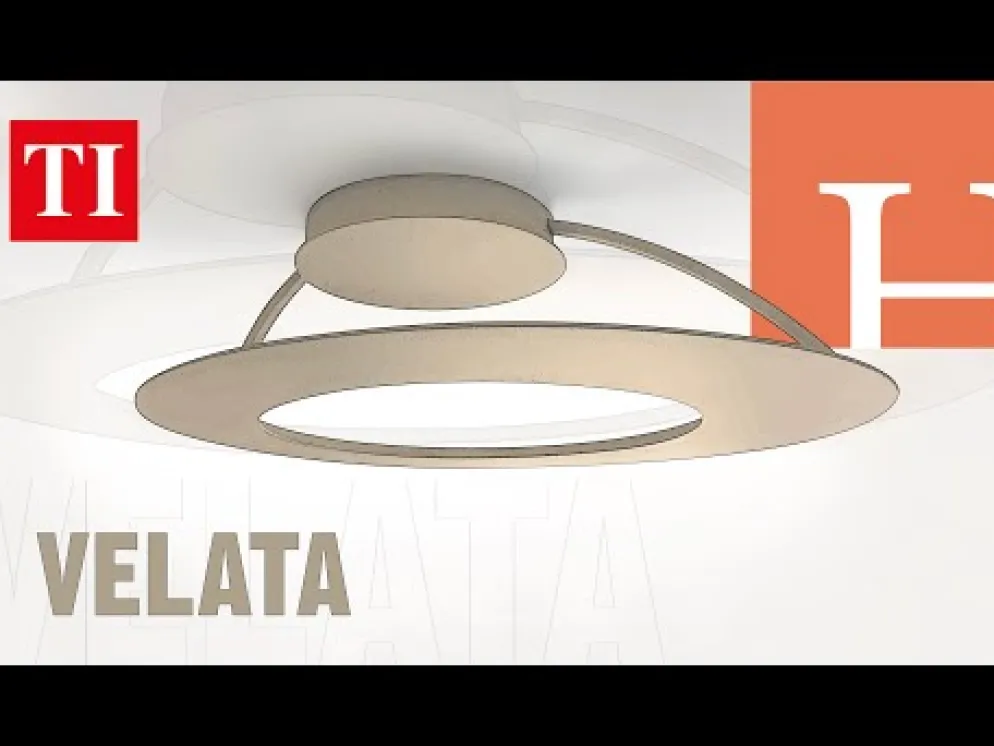 Plafoniera da soffitto a LED Velata
