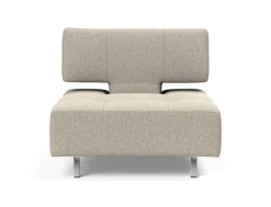Poltrona con ruote trasformabile in pouf Longhorn