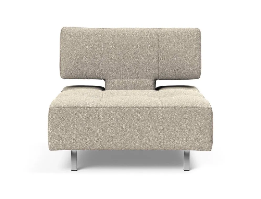 Poltrona con ruote trasformabile in pouf Longhorn
