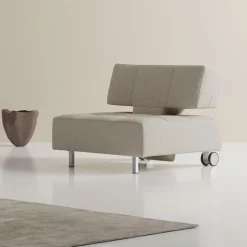 Poltrona con ruote trasformabile in pouf Longhorn