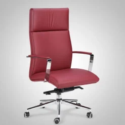 Poltrona da ufficio in pelle Konica