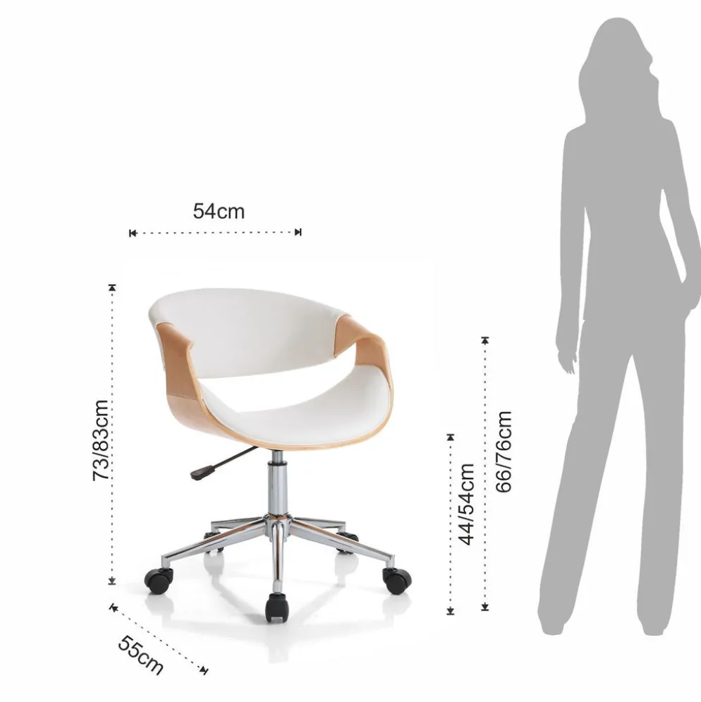 Poltrona da ufficio Once White