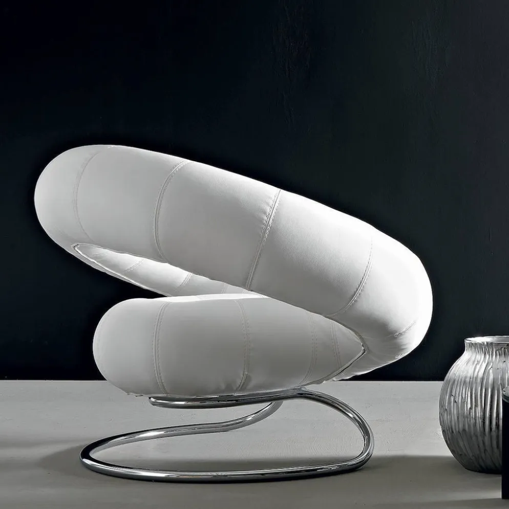 Poltrona design moderno Polis Fissa