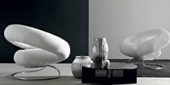 Poltrona design moderno Polis Fissa