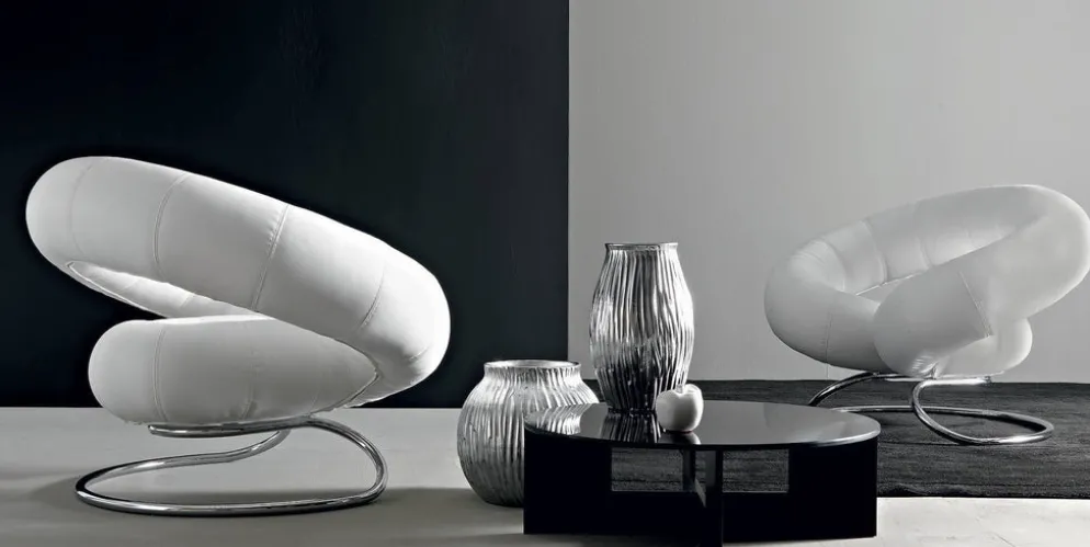 Poltrona design moderno Polis Fissa
