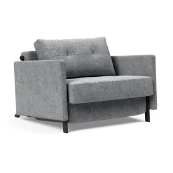 Poltrona letto con braccioli Cubed Arm 90
