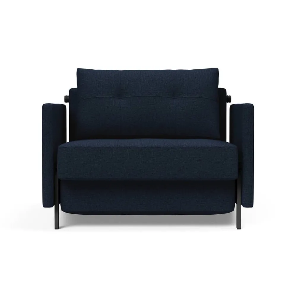 Poltrona letto con braccioli Cubed Arm 90